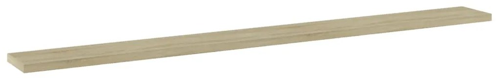 805368 vidaXL Рафтове за етажерка, 4 бр, дъб сонома, 100x10x1,5 см, ПДЧ