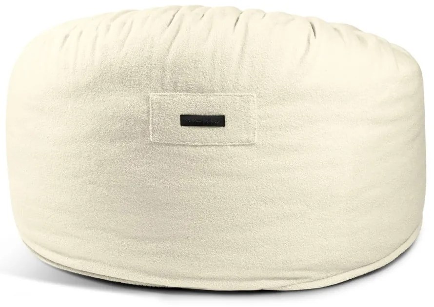 Светлосив пуф от букле Om 110 – SLOWDOWN