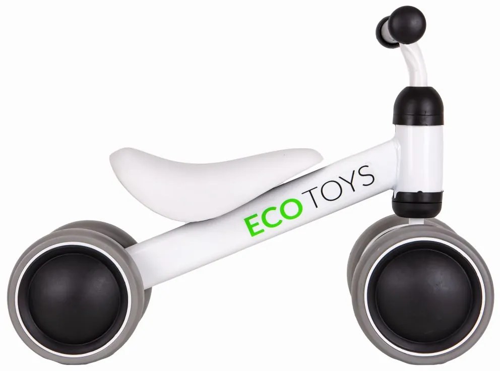 Детски велосипед в бяло ECOTOYS