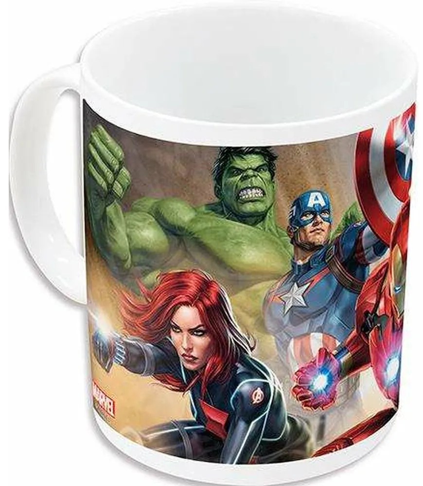 Чаша The Avengers Infinity Бял Керамика Червен (350 ml)