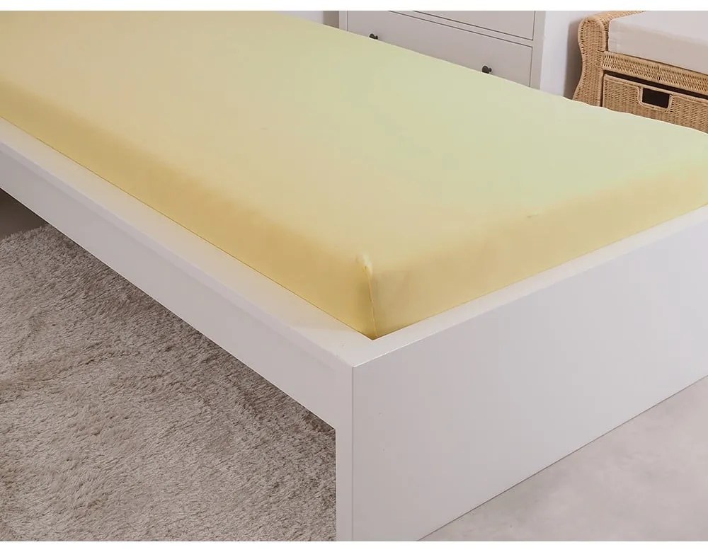 Жълт чаршаф 120x200 cm - B.E.S.