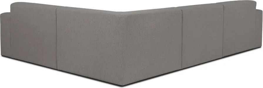 Сив ъглов диван (десен ъгъл) Roxy - Scandic