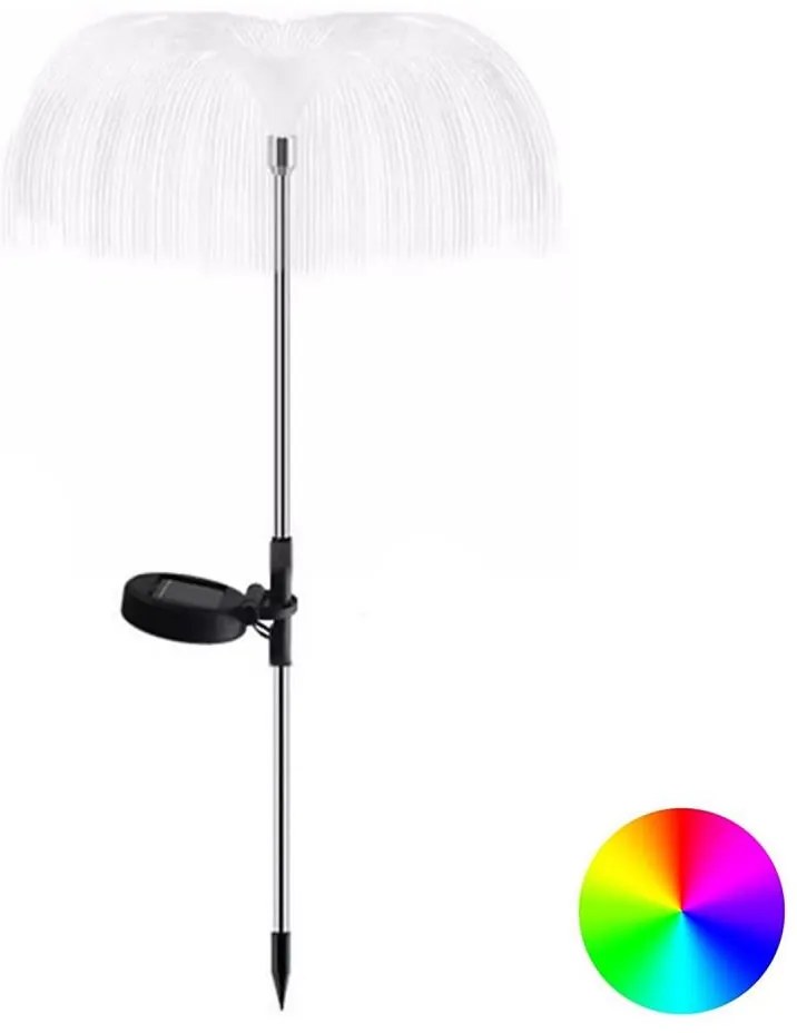 Aigostar - LED RGB соларна декоративна лампа LED/0,03W/1,2V 70см IP44