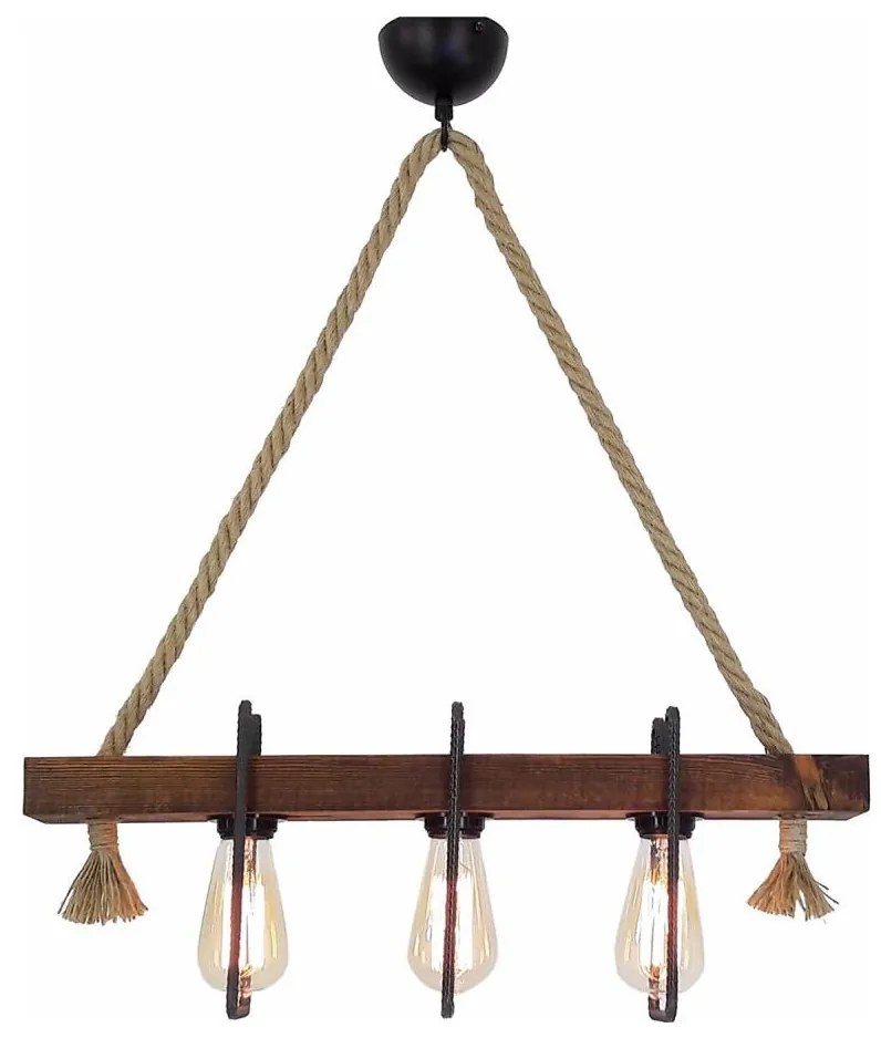 Полилей на кабел KUTUK 3xE27/40W/230V от бор