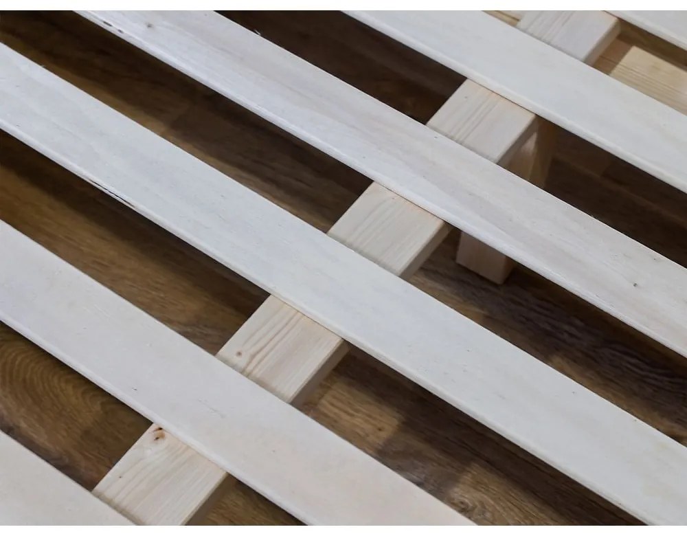 Оранжево тапицирано двойно легло с включена подматрачна рамка 140x190 cm Romane – Bobochic Paris