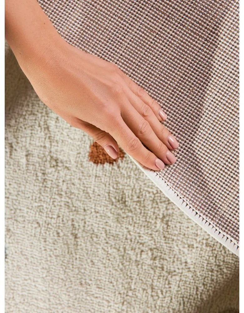 Кремав детски килим ø160 cm Funny Dots – Hanse Home