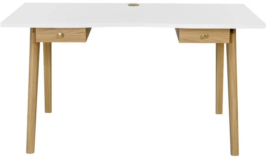 Работна маса от декор от дъб 70x140 cm Nice – Woodman