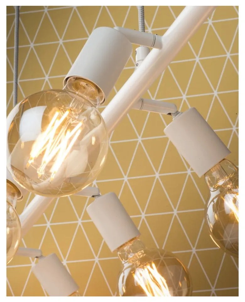 Бяло висящо осветително тяло Miami - it's about RoMi