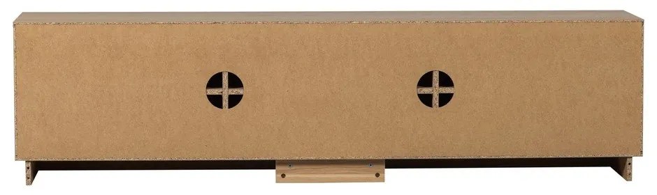 Маса за телевизор от масивен дъб в естествен цвят 200x52x45 cm Zuma – WOOOD