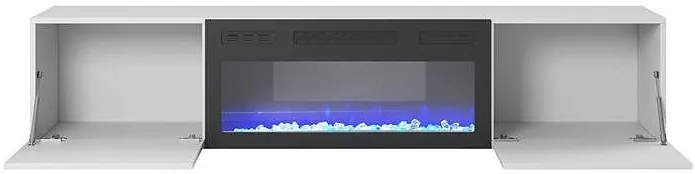 TV шкаф с вградена камина  LIVO RTV-180W K