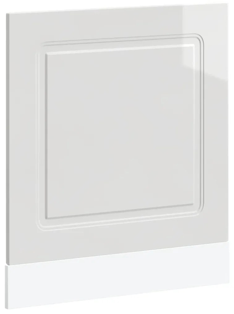 853659 vidaXL Панел за съдомиялна машина, Kalmar, бял гланц, инженерно дърво