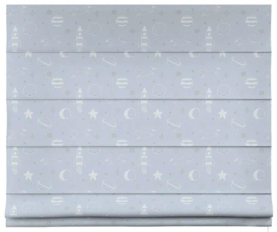 Синьо-сива детска ролетна щора 170x130 cm Magic - Yellow Tipi