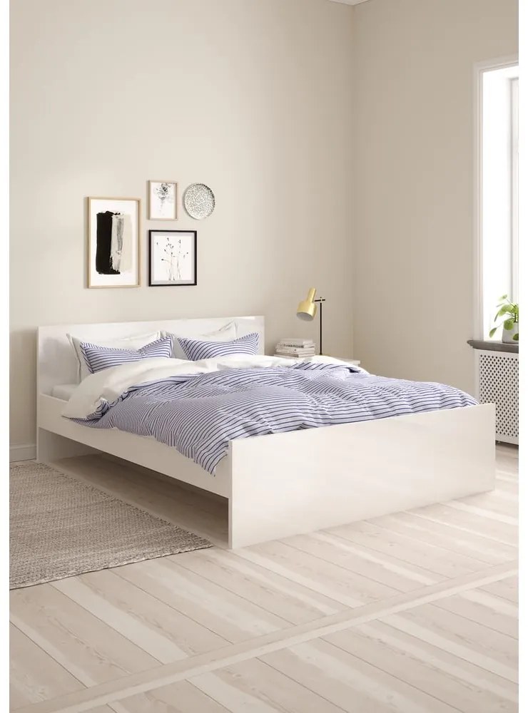 Бяло двойно легло 160x200 cm Naia – Tvilum