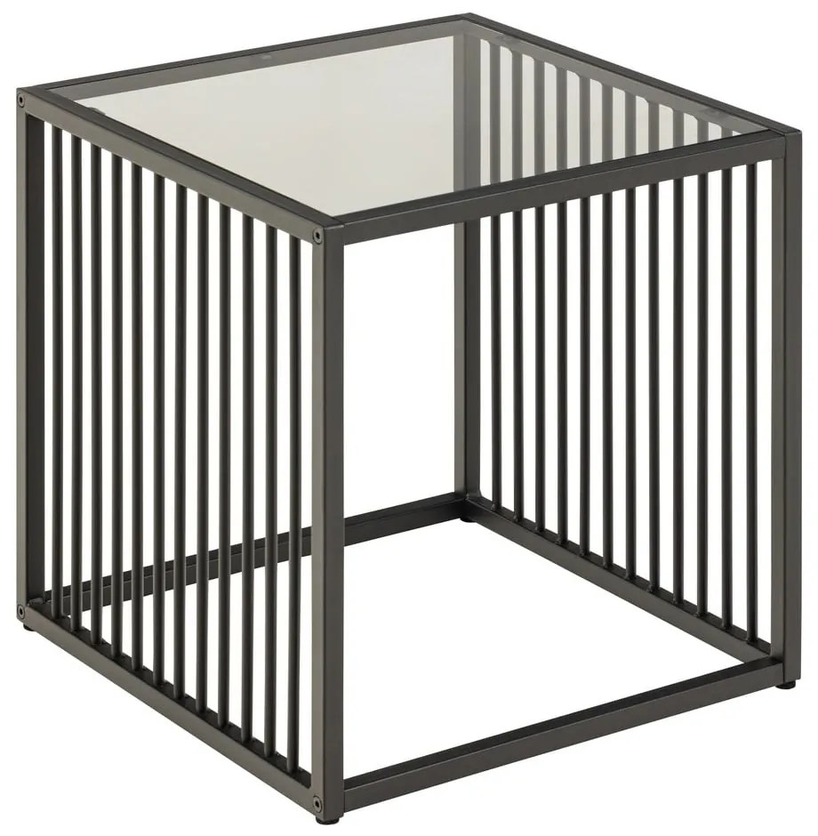 Маса за съхранение със стъклен плот 40x40 cm Strington - Actona