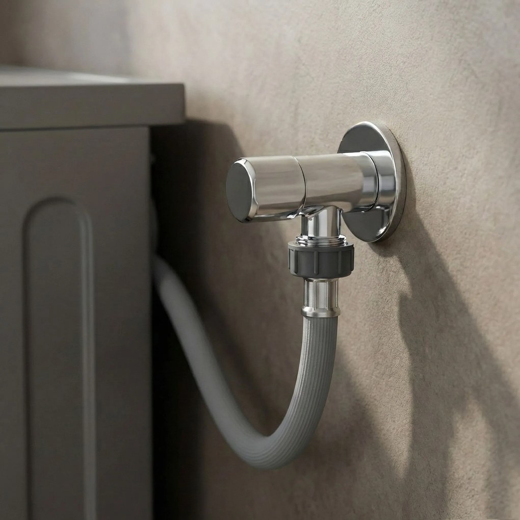 Ъглов вентил 02 1/2" x 3/4" Chrome