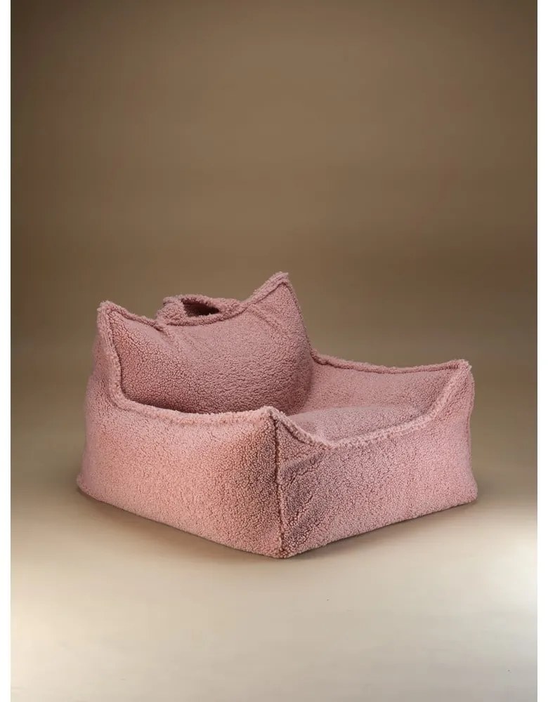 Розов детски пуф от букле Chair – Wigiwama