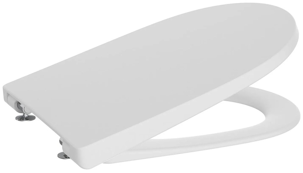 Седалка и капак, Roca, A801E12621 за тоалетна чиния, със забавено падане