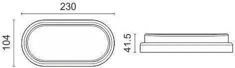 Аплика LED 56-19,75 x 9,7 x 4,15 См.