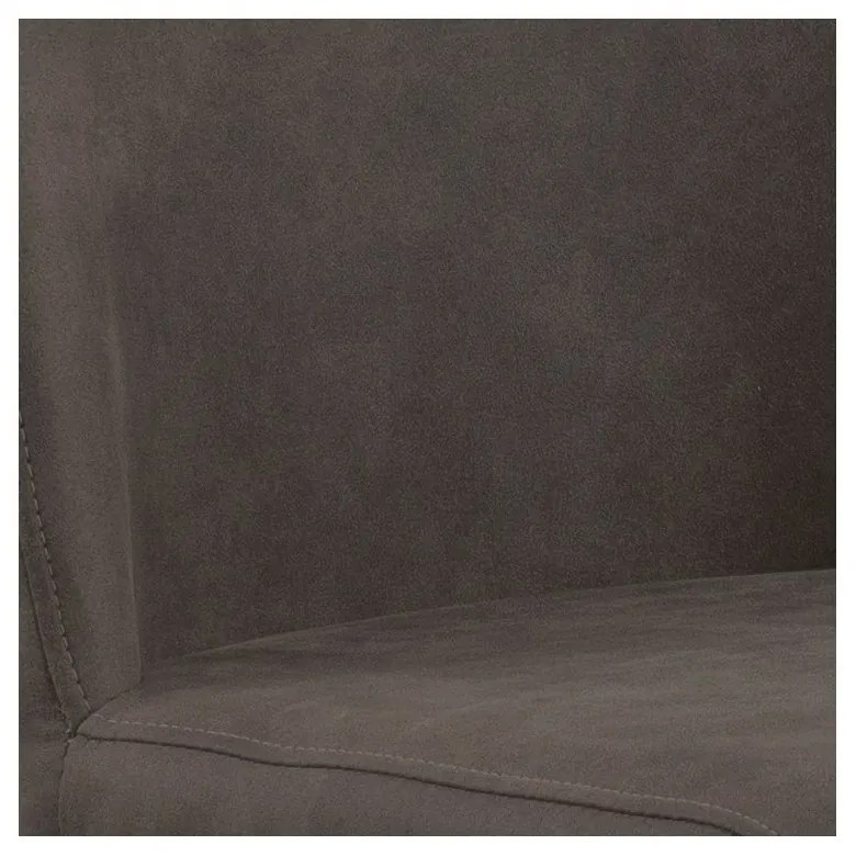 Антрацитен бар стол с регулируема височина (височина на седалката 78,5 cm) Avanja – Actona