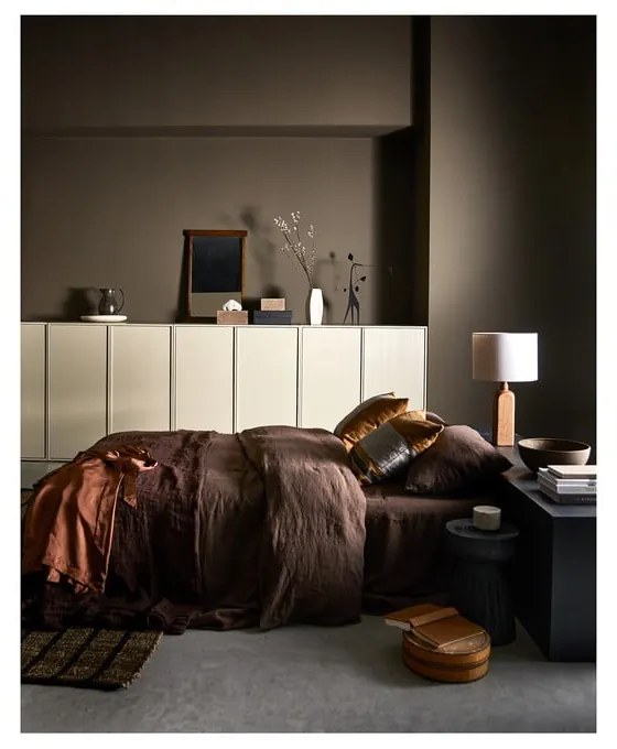 Кремав модулен шкаф от борова дървесина 100x110 cm Daily - vtwonen