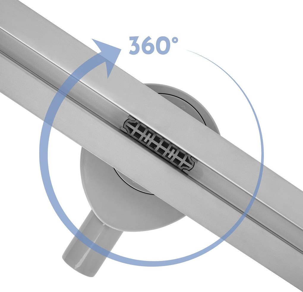 Линеен сифон Rea FILO Nickel Brush 60