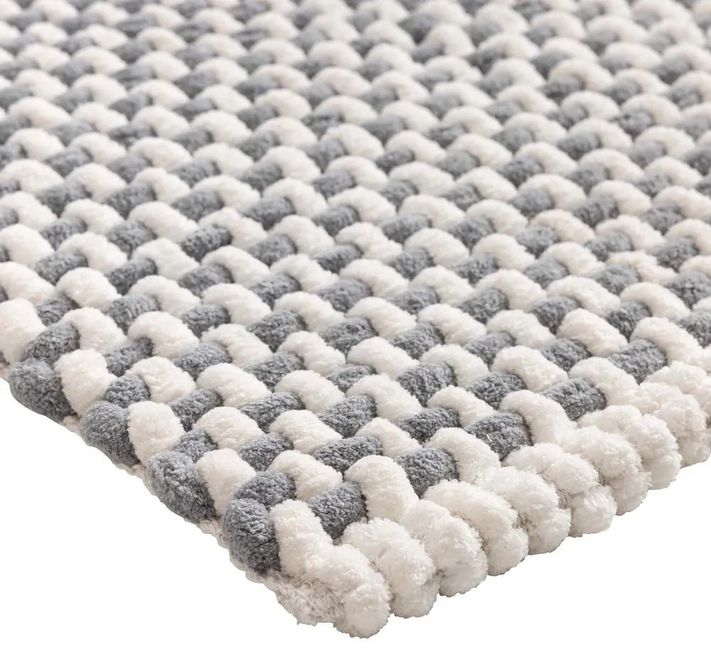 Сиво-бежов килим за баня 50x80 cm Rafael – douceur d'intérieur