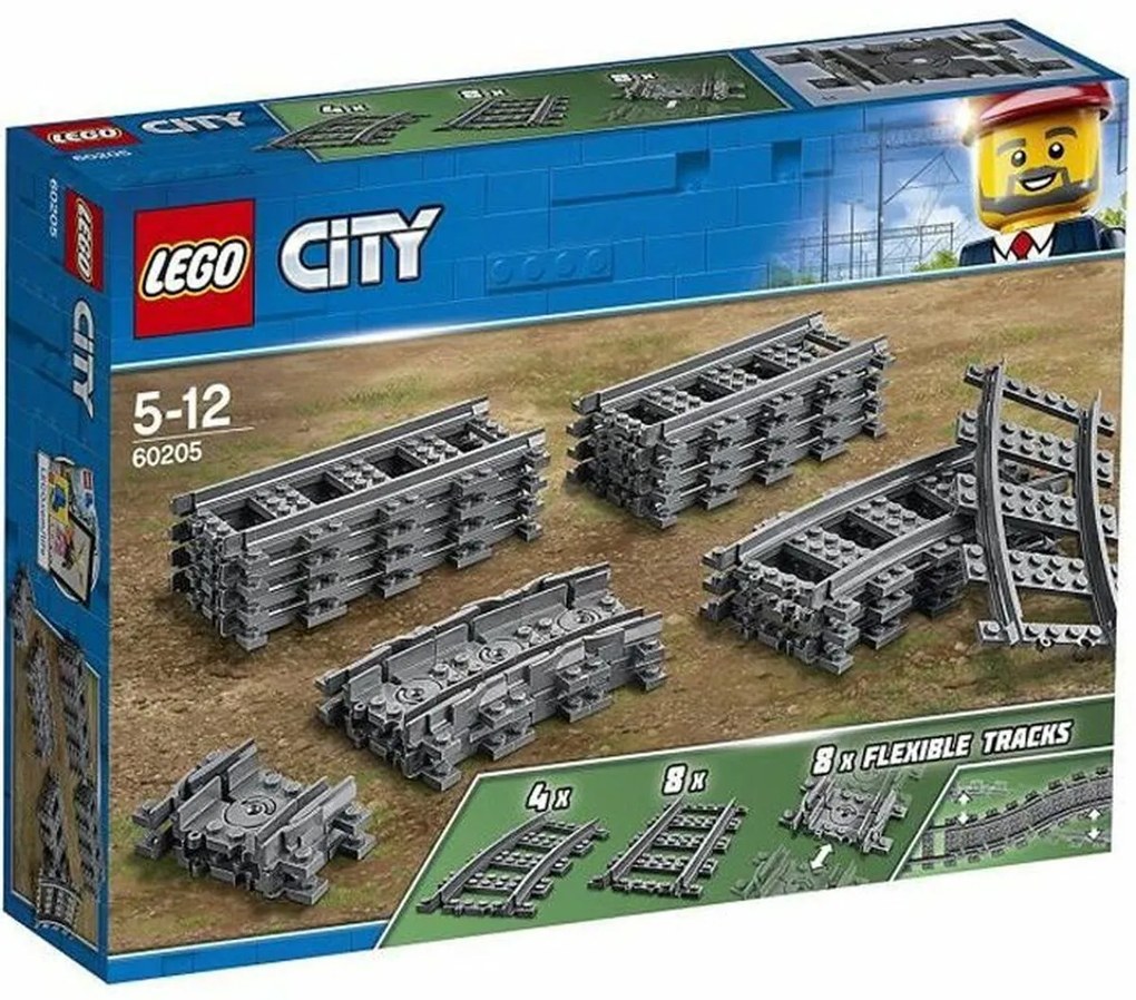 Playset   Lego City 60205 Rail Pack         20 Части