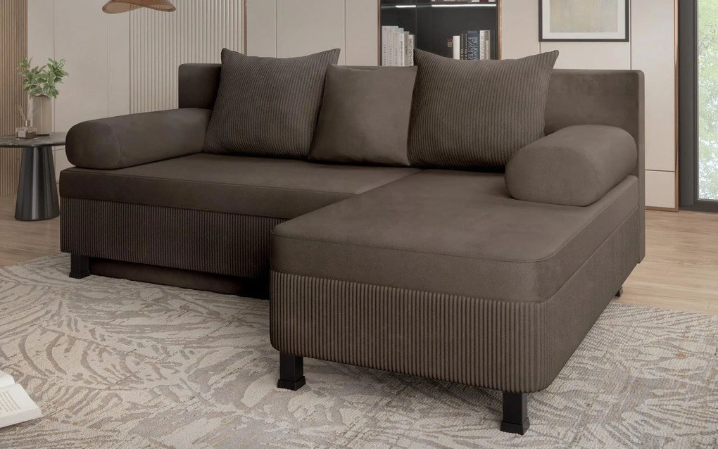 Разтегателен ъглов диван Делано S