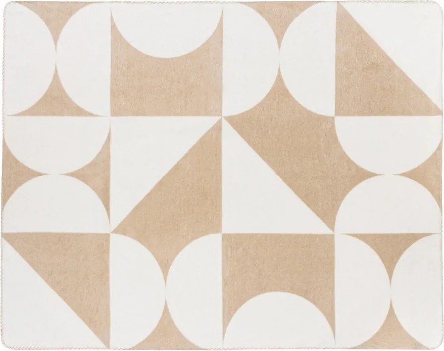 Бежово/кремаво одеяло 150x200 cm Tul – noo.ma