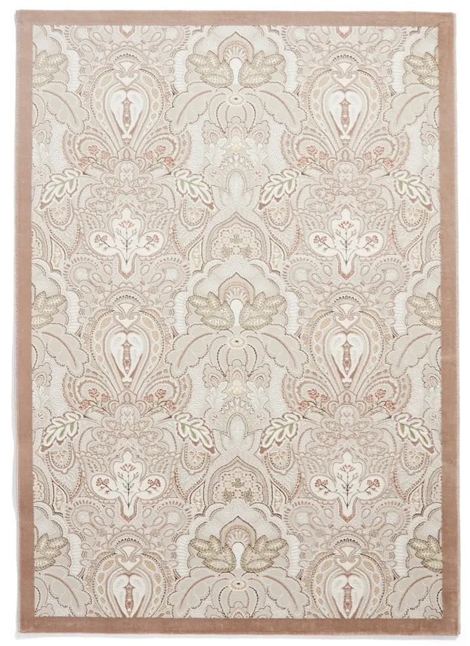 Кремав килим 120x170 cm Damask Bronze – Think Rugs
