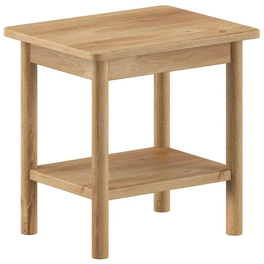 Нощно шкафче от масивен дъб в естествен цвят Olive – Vipack