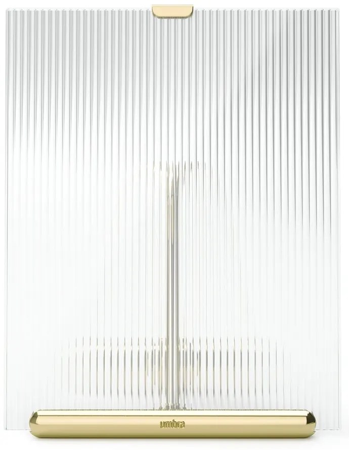 Стъклена стояща рамка в златист цвят 16x20 cm Flute – Umbra