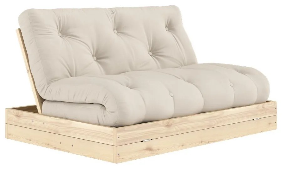 Бежов сгъваем диван 145 cm Flip – Karup Design