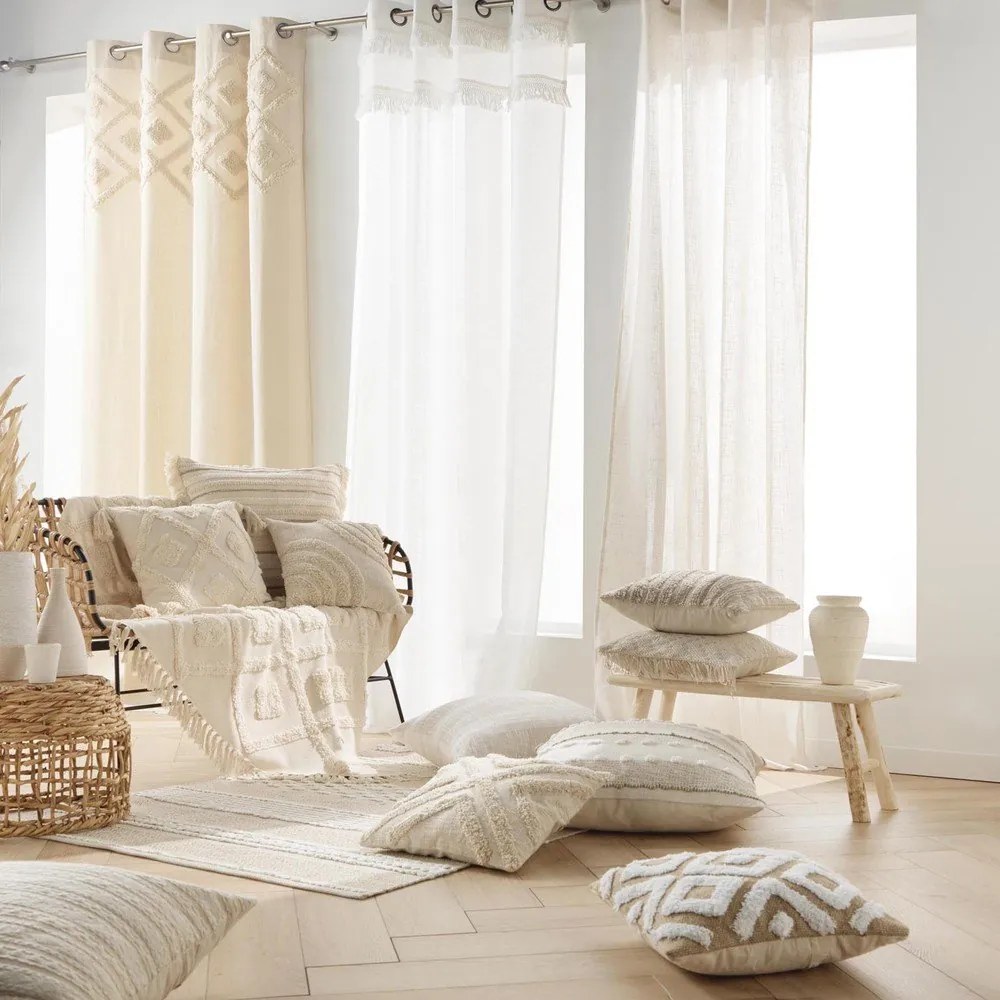 Памучна декоративна възглавница 60x60 cm Atlas – douceur d'intérieur