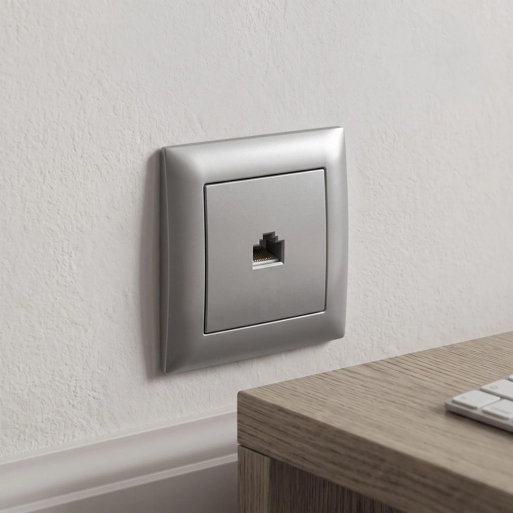 Розетка RJ45 OSTE JNH010-S GREY