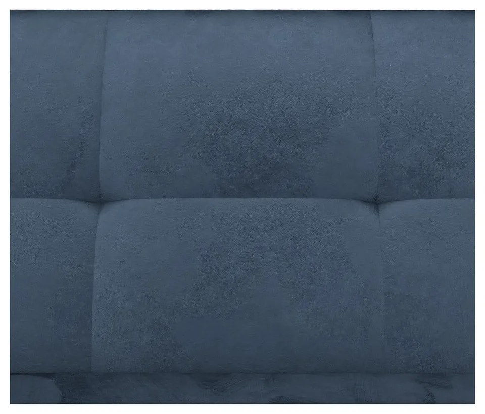 Син кадифен разтегателен ъглов диван (променлив) Lilly – Støraa