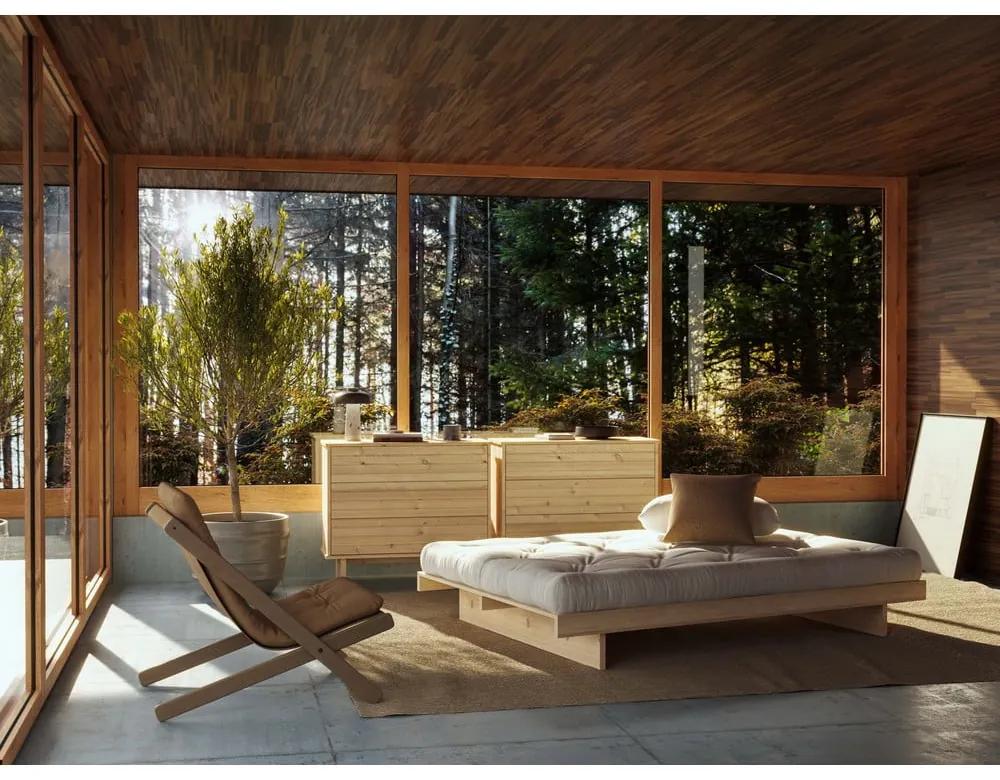 Двойно легло от борова дървесина 140x200 cm Kanso – Karup Design