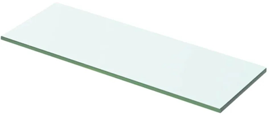243817 vidaXL Плоча за рафт, прозрачно стъкло, 50 x 12 см