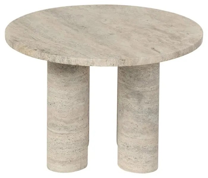 Каменна кръгла странична масичка ø 52 cm Volos – Blomus