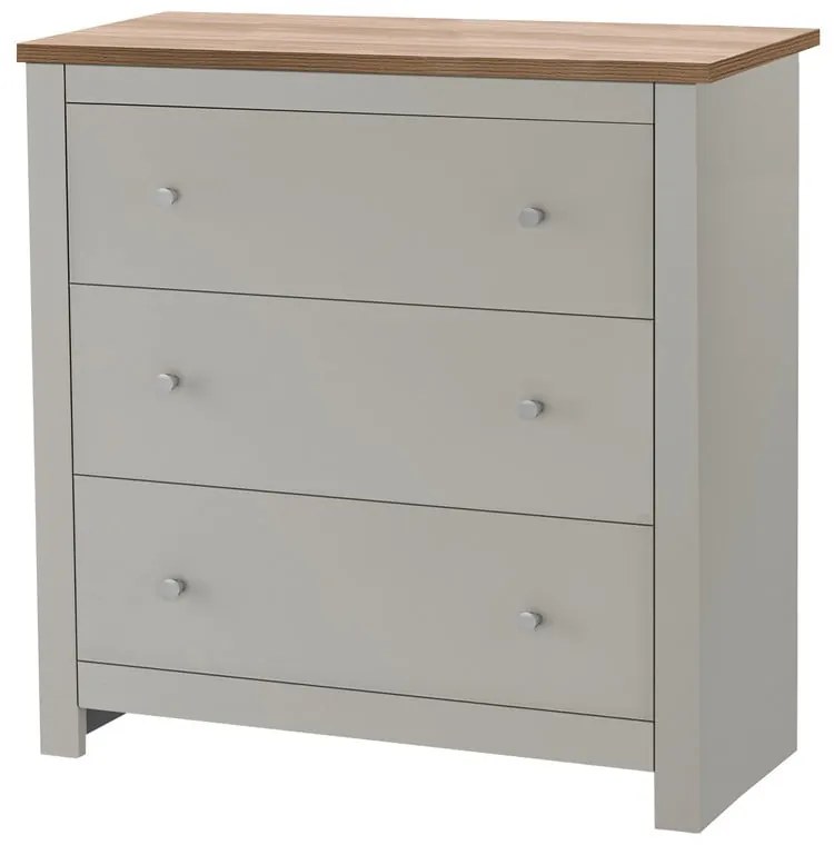 Сив висок скрин 81x35 cm Emerald – Støraa