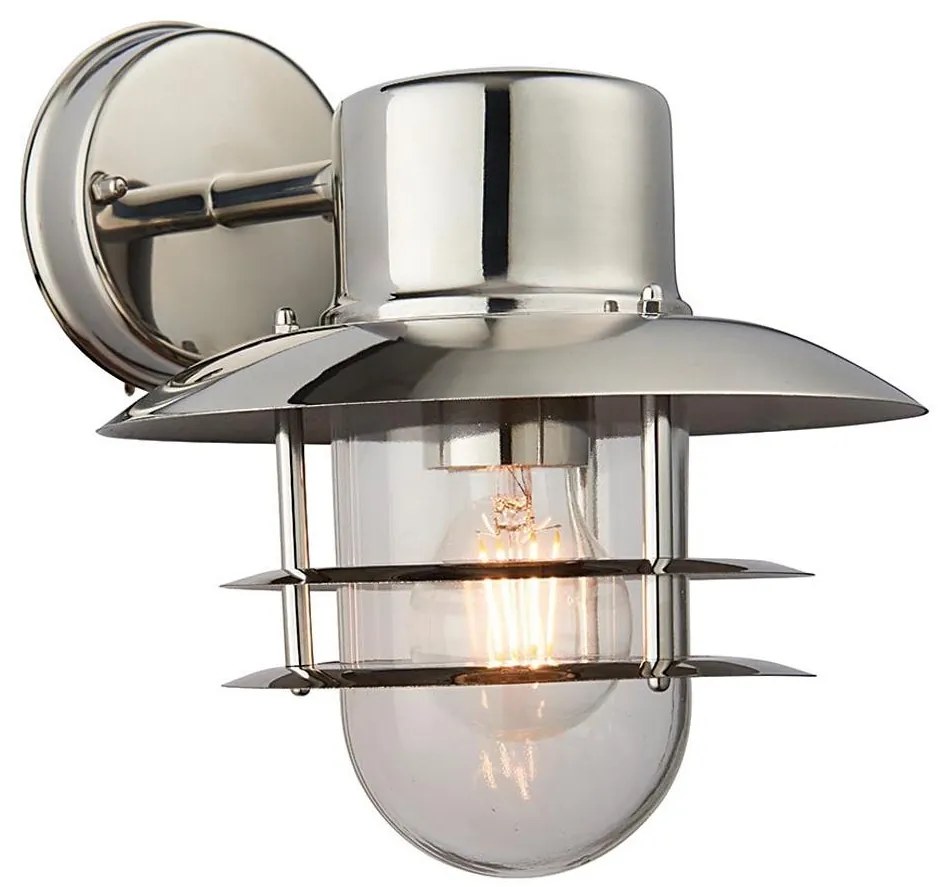 Endon 74703 - Външен стенен аплик JENSON 1xE27/40W/230V IP44 лъскав хром