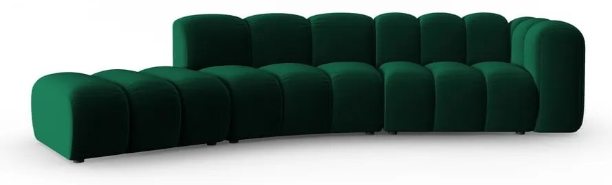 Тъмнозелен ъглов диван (десен ъгъл) Lupine – Micadoni Home