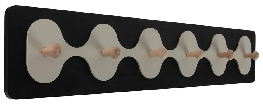 Черна стенна закачалка 60 cm Rizar – PT LIVING