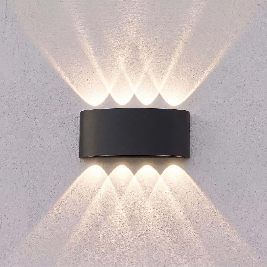 Фасадна лампа Аплик LED JNH041-8G Black
