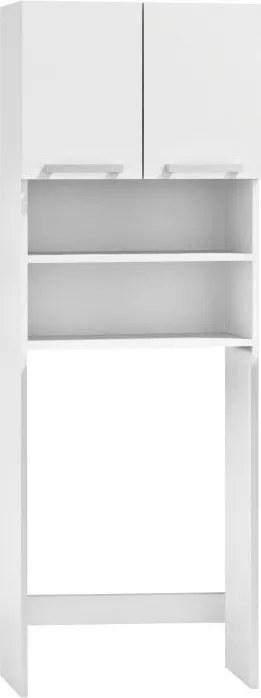 Шкаф в банята над пералнята - бял