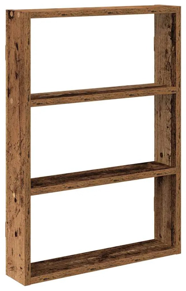 860056 vidaXL стенна етажерка от старо дърво 43x9x60 cm Инженерна дървесина