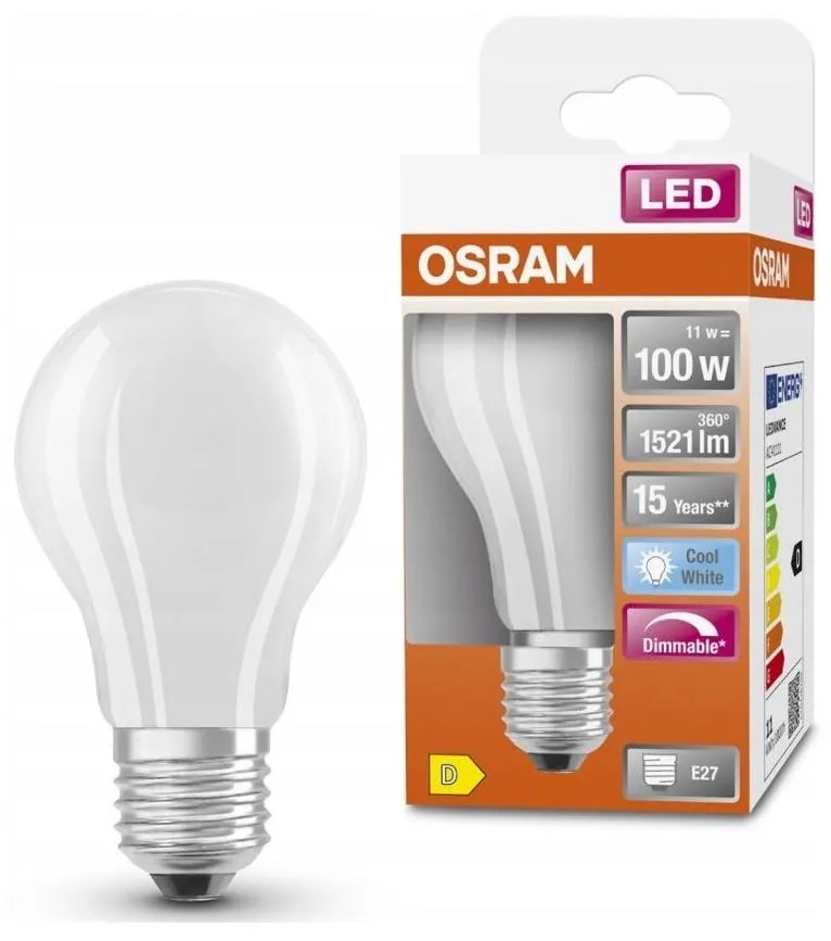 LED Димируема крушка RETROFIT A60 E27/11W/230V 4000K - Osram