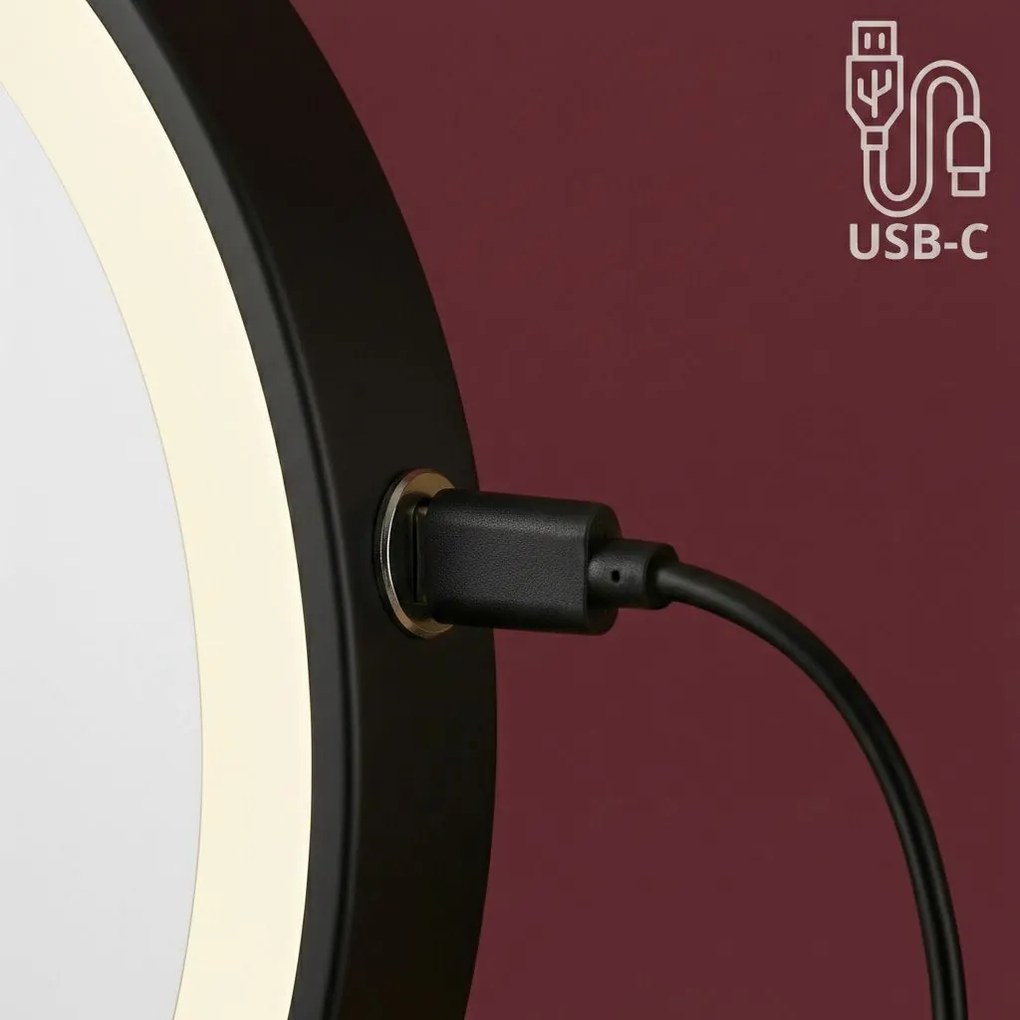 Огледало LED Glow Black