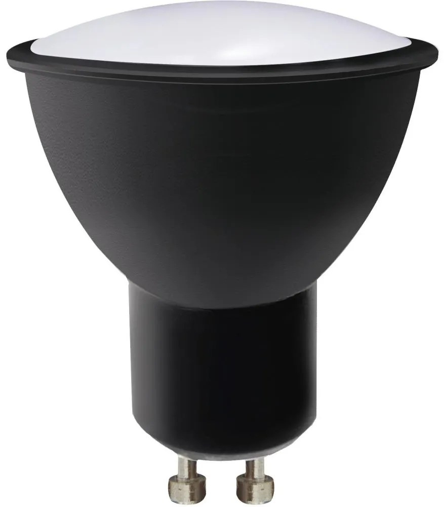 LED Крушка ECOLINE GU10/8,5W/230V 4000K черен - Brilagi