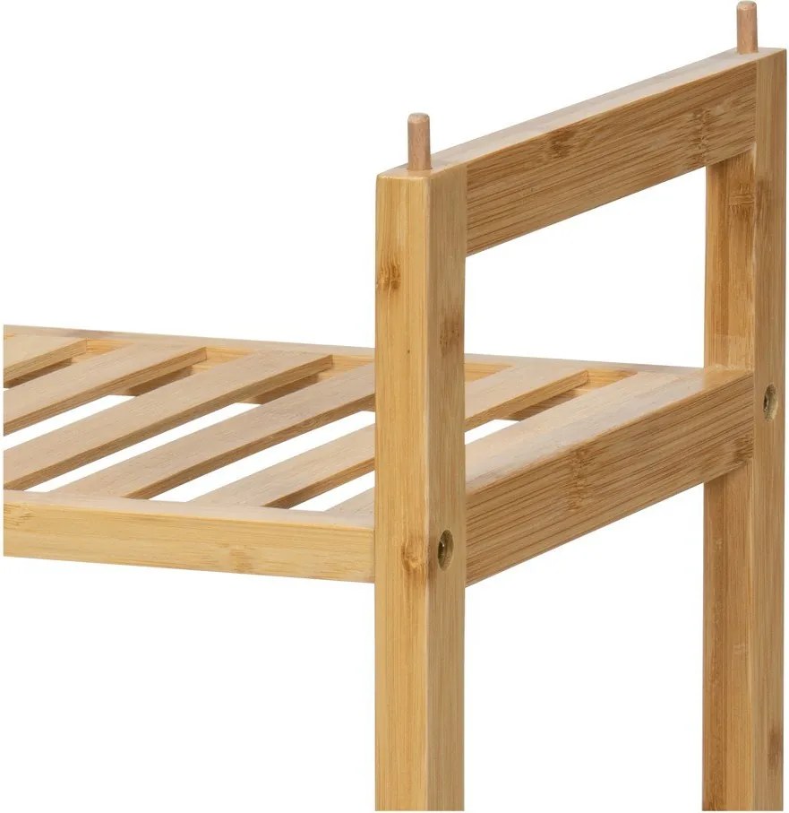 Бамбукова стойка за обувки в естествен цвят 69x35x25 cm Noris – Bonami Essentials